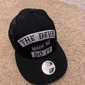 New Era Black and White Women's Trucker Hat